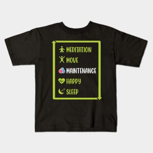 Maintenance Phase Routine Kids T-Shirt